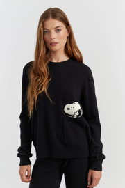 Exclusive Cashmere Blend Snoopy Sweater