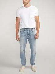 Eddie Athletic Fit Tapered Leg Jeans