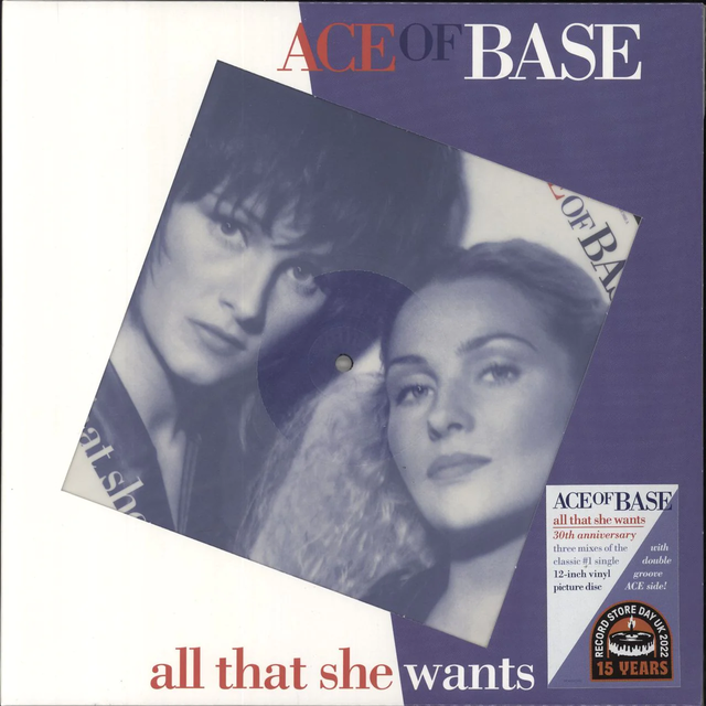 All That She Wants (30th Anniversary): Picture Disc Vinyl 12" Single