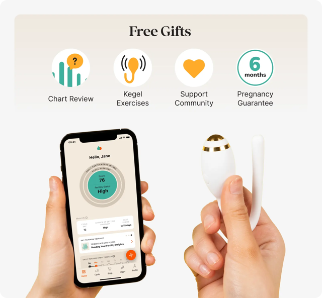 kegg fertility tracker and kegel ball