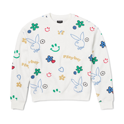 Women's Doodle Crew Neck Sweatshirt