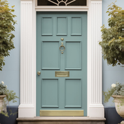 External Victorian Gaskell Made to Measure Panelled Front Door - 45mm Thick - Six Colour Options - 7 Panels