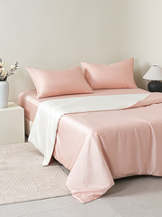 Water Pink Tencel™ Fitted Sheet Set