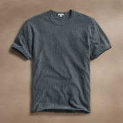 Slub Jersey Short Sleeve Crew - Asphalt Pigment