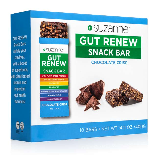 GUT RENEW Chocolate Crisp Snack Bar (10 Count)