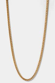 22" 18KT GOLD FRANCO 3.3MM NECKLACE
