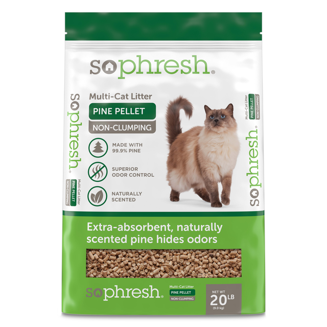 So Phresh Pine Pellet Non-Clumping Cat Litter, 20 lbs. | Petco