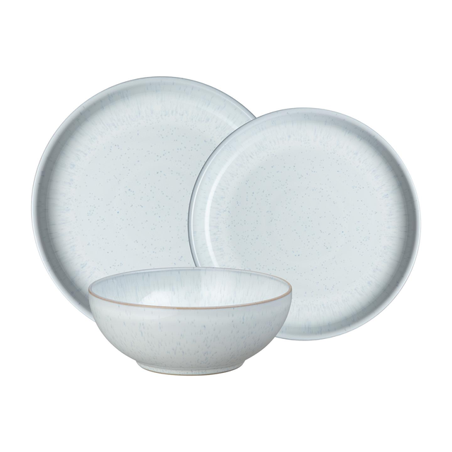 White Speckle 12 Piece Dinnerware Set
