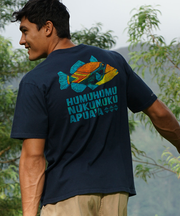Humu Kalakoa - Navy Short Sleeve Crewneck T-Shirt