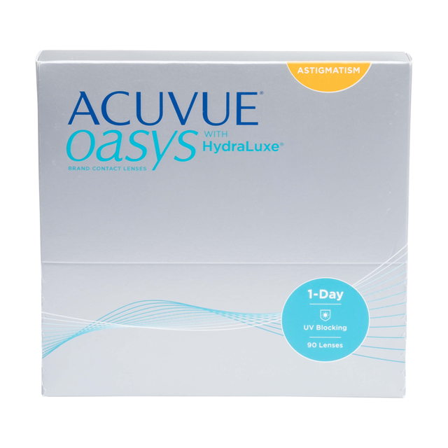 Acuvue Oasys 1-Day with Hydraluxe for Astigmatism 90pk