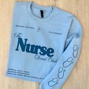 'Nurse Social Club' Crewneck Sweatshirt