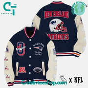 Football New England Patriot x OVO Baseball Jacket S-5XL Men's S sold by Jade Poland | SKU 2148552003 | Printerval