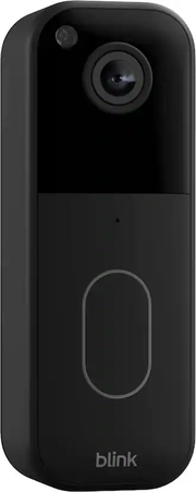 Blink - Video Doorbell - Head-to-toe HD view, two-year battery, simple setup, Required  Sync Module Not included - Black