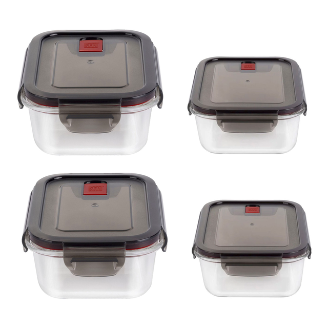 ZWILLING BATCH COOKING - FROM FREEZER TO OVEN SQUARE SET 4PC