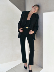 Halle Straight High Rise Instasculpt™ 29" Jeans | Black Peach