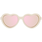 Sweet Cream Heart | Rose Gold Polarized Mirrored Lenses