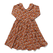 The Long Sleeve Peter Pan Dress in Storybook