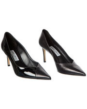 Jimmy Choo Cass 75 Patent & Leather Pump (Authentic Pre-Loved)