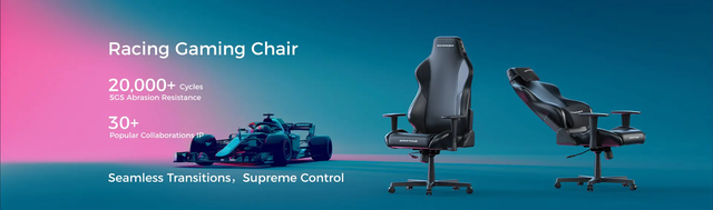 DXRACER DRIFTING Series Sapphire Blue Gaming Chair -  L, Blue