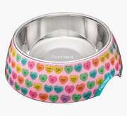 Candy Hearts Easy Feeder: Mixed Breed Bowl