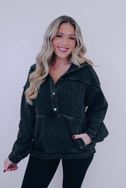 Polar Plush Mineral Washed Pullover - 4 Colors