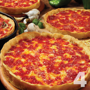 4 Lou Malnati's Deep Dish Pizzas