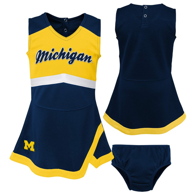 Michigan Wolverines Cheerleader Outfit