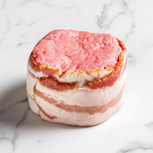 PORK FILET EYE OF ROUND BACON WRAPPED