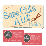 Sure Cuts A Lot Software Instant Code - Version 6 + $200 to So Fontsy