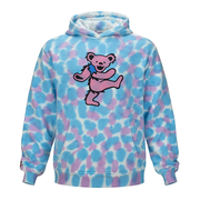 Grateful Dead | Hoodie Super Heavyweight | Tie Dye Pink Bear