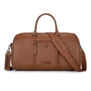 WG185-5110 Wrangler Whipstitch  Collection Duffle Bag -Brown