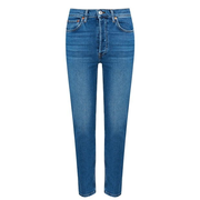 REDONE 90s High Rise Ankle Crop Jeans