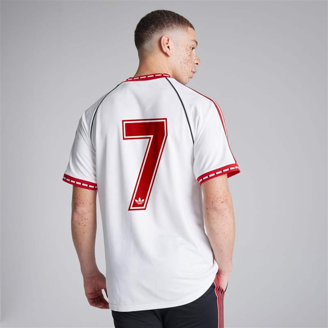 Manchester United x adidas Bring Back 1991 Away 7 Printed Jersey White