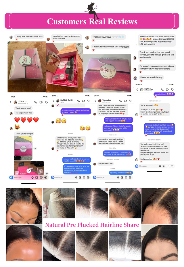 Body Wave 4x4 HD Pre-plucked Hairline Lace Closure Wig 150% Density Daily Sale