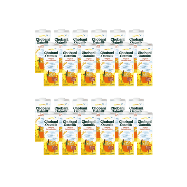 Chobani Plain Barista Oat Edition - 4 cases of 6, 32oz cartons (24 cartons)