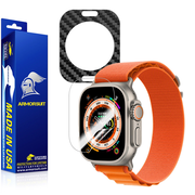 ArmorSuit Apple Watch Ultra (49mm) (6+1 Pack) Screen Protector & Black Carbon Fiber Skin USA