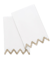 Matouk Aziza Linen Guest Towels - Set of 2