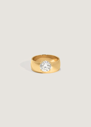 Porter Cigar Band Ring Round Diamond