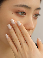 Pavé Diamond Open Ring / 9K and 18K Solid Gold