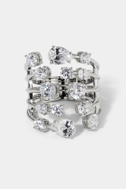 HOLLYWOOD MULTI ROW RING