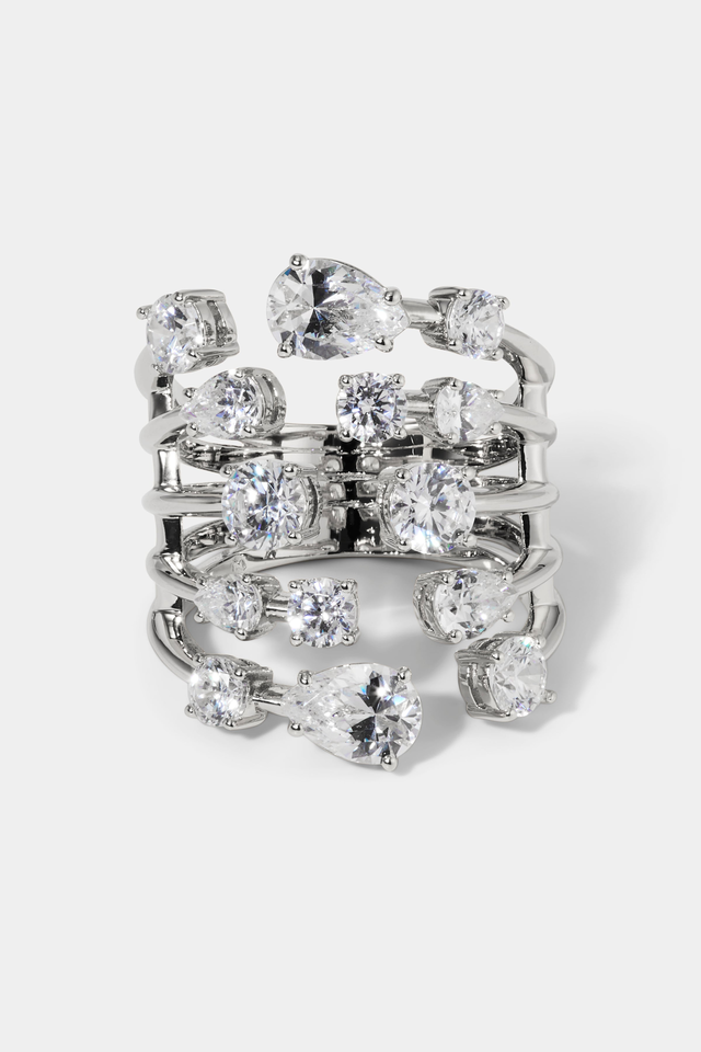 HOLLYWOOD MULTI ROW RING