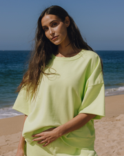 Cropped Sleeve Crew - Zilker