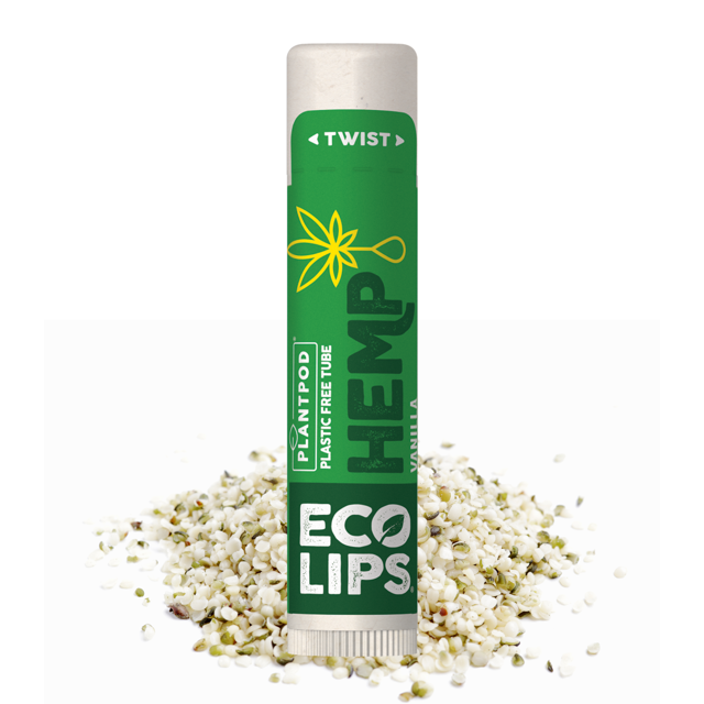 Hemp Vanilla Plant Pod® Organic Lip Balm, 0.15 oz.