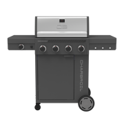 Performance Series 4 Burner Gas Grill with Side Burner, Charbroil, Grey and Stainless Steel, 463348625