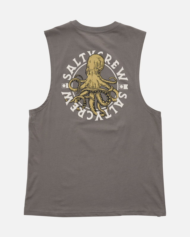 Tentacles Muscle Tank - Charcoal