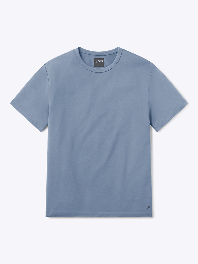 AO Forever Tee | Cadet Blue Classic-Fit PYCA Pro®