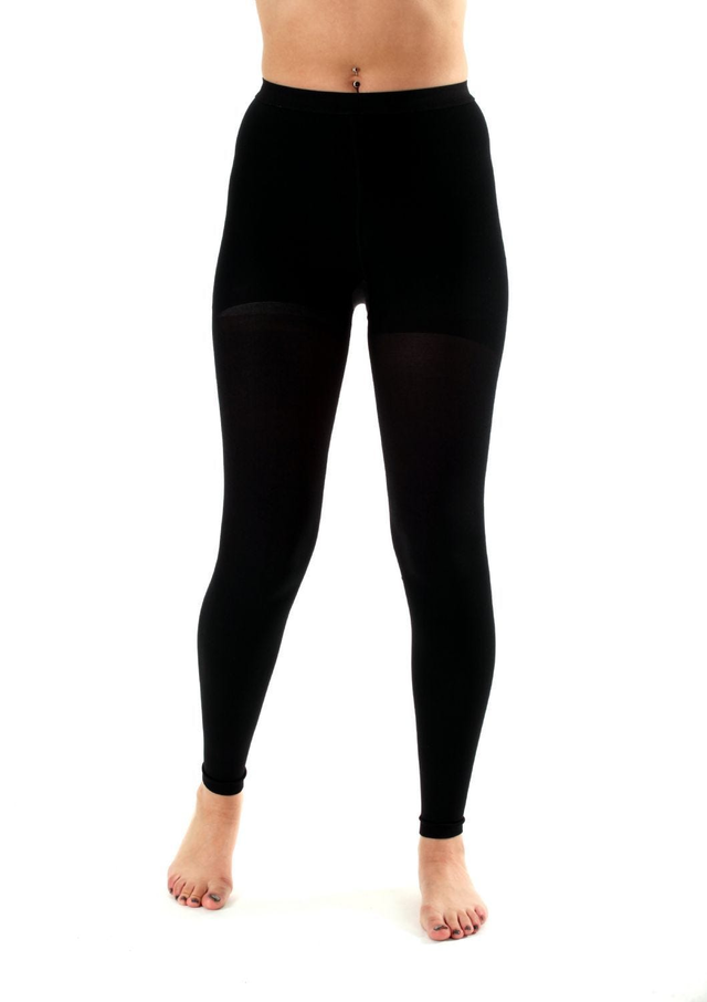 Absolute Support 20-30mmHg Firm Support Black 3XL Women's Opaque Compression Leggings - A717BL6