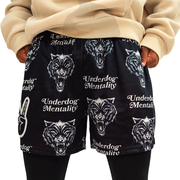Deuce "Underdog Mentality" Mesh Shorts | Black