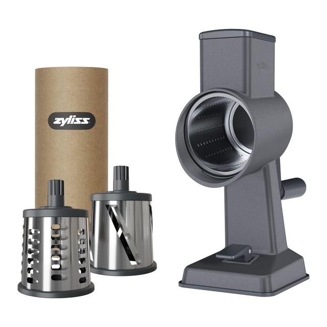 Zyliss Gourmet Drum Grater with 3 Drums