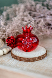 Red Pomegranate Vase